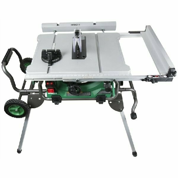 Metabo Hpt C10RJSM Table Saw, 120 VAC, 15 A, 10 in Dia Blade, 5/8 in Arbor, 35 in Rip Capacity Right C10RJ